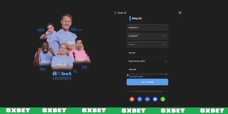 FAQ - Câu hỏi thường khi tạo tài khoản